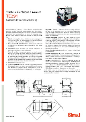 буксирні тягачі Simai TE 291