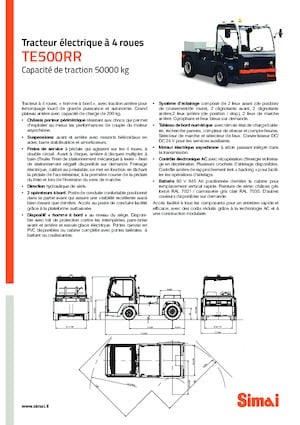 буксирні тягачі Simai TE 500 RR