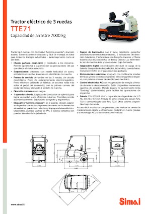 буксирні тягачі Simai TTE 71