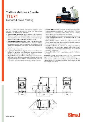 буксирні тягачі Simai TTE 71