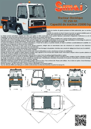 буксирні тягачі Simai TE 250 RR