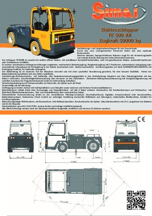 буксирні тягачі Simai TE 500 RR