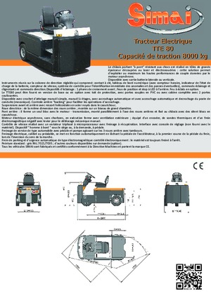буксирні тягачі Simai TTE 80 ac