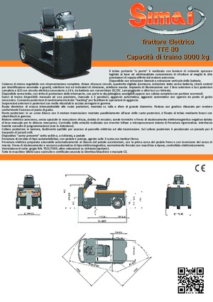 буксирні тягачі Simai TTE 80 ac