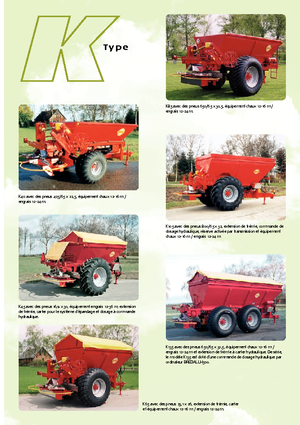 розкидач добрив Bredal K 105 LB