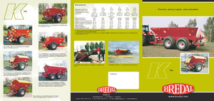 розкидач добрив Bredal K 105 LB