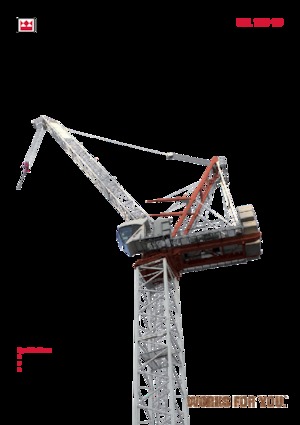 Баштові крани - штанга струмоприймача - верхнеповоротні Terex Comedil (Zeppelin) CTL 140-10