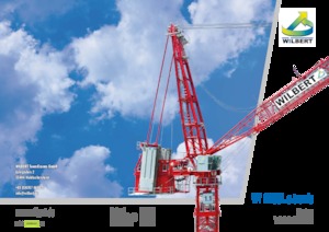 Баштові крани - вантажопідйомна стріла - верхнеповоротні Wilbert WT 2705 L e.tronic