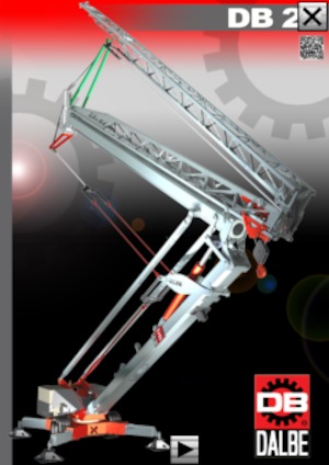 Баштові крани - штанга струмоприймача - нижнеповоротні Gru Dalbe DB 20