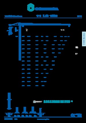 Баштові крани - штанга струмоприймача - верхнеповоротні Comansa 11LC150