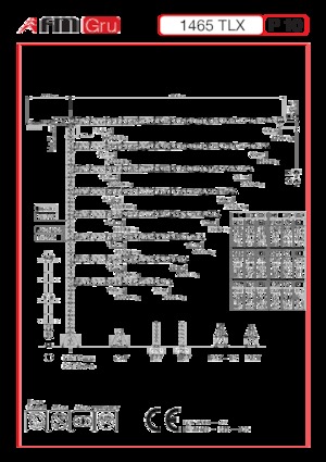 Баштові крани - штанга струмоприймача - верхнеповоротні FM-Gru 1465 TLX P8