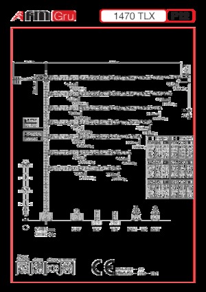 Баштові крани - штанга струмоприймача - верхнеповоротні FM-Gru 1470 TLX P10