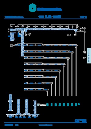 Баштові крани - штанга струмоприймача - верхнеповоротні Comansa 16LC185