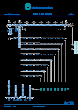 Баштові крани - штанга струмоприймача - верхнеповоротні Comansa 16LC220