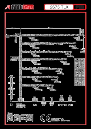 Баштові крани - штанга струмоприймача - верхнеповоротні FM-Gru 2675 TLX P16