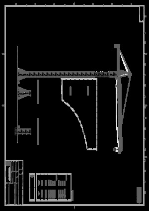 Баштові крани - штанга струмоприймача - верхнеповоротні Kroll K-1000