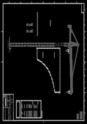 Баштові крани - штанга струмоприймача - верхнеповоротні Kroll K-800
