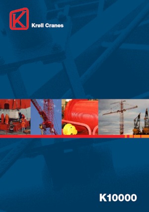 Баштові крани - штанга струмоприймача - верхнеповоротні Kroll K10000