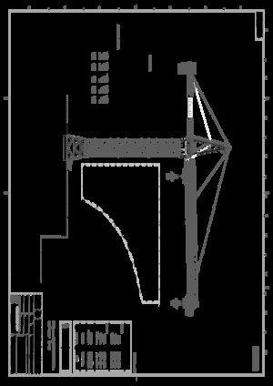 Баштові крани - штанга струмоприймача - верхнеповоротні Kroll K5000S