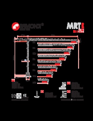 Баштові крани - штанга струмоприймача - верхнеповоротні Raimondi MRT159