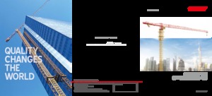 Баштові крани - штанга струмоприймача - верхнеповоротні Sany SYT380