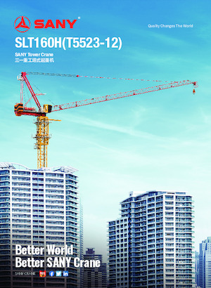 Баштові крани - штанга струмоприймача - верхнеповоротні Sany SLT160H