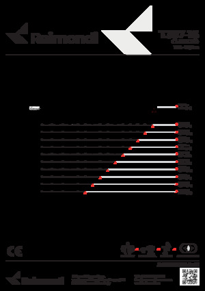 Баштові крани - штанга струмоприймача - верхнеповоротні Raimondi T357