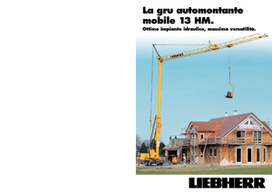 Баштові крани - штанга струмоприймача - нижнеповоротні Liebherr 13 HM