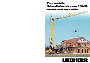 Баштові крани - штанга струмоприймача - нижнеповоротні Liebherr 13 HM