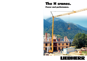 Баштові крани - штанга струмоприймача - нижнеповоротні Liebherr 13 H