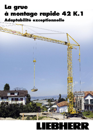 Баштові крани - штанга струмоприймача - нижнеповоротні Liebherr 42 K.1 (FU)