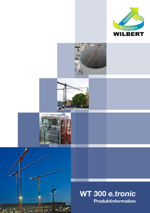 Баштові крани - штанга струмоприймача - верхнеповоротні Wilbert WT 300 e.tronic