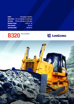 Гусеничні бульдозери Liugong B320 