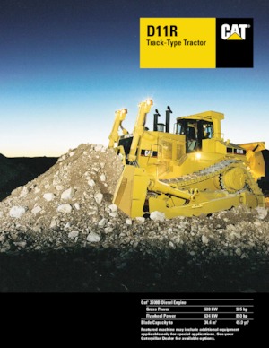 Гусеничні бульдозери Caterpillar D 11 R