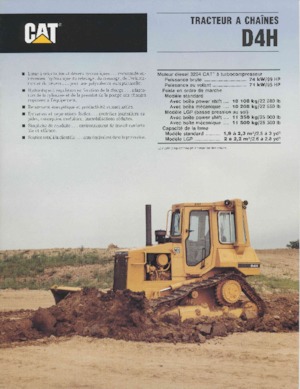 Гусеничні бульдозери Caterpillar D 4 H MPS
