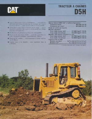 Гусеничні бульдозери Caterpillar D 5 H LPP
