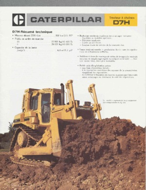 Гусеничні бульдозери Caterpillar D 7 H DPS