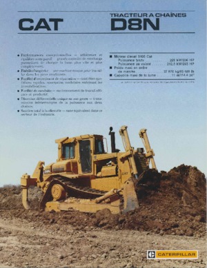 Гусеничні бульдозери Caterpillar D 8 N