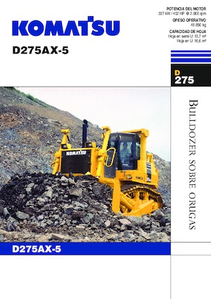 Гусеничні бульдозери Komatsu D275AX-5 