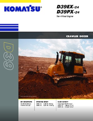 Гусеничні бульдозери Komatsu D39EX-24