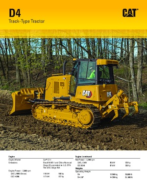 Гусеничні бульдозери Caterpillar D4 LGP