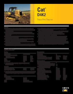 Гусеничні бульдозери Caterpillar D4K2 XL