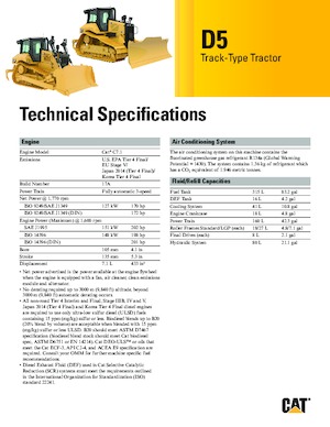 Гусеничні бульдозери Caterpillar D5 LPG VPAT