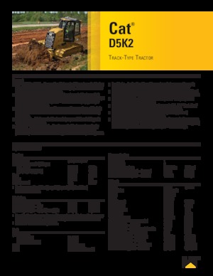 Гусеничні бульдозери Caterpillar D5K2 XL