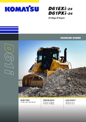 Гусеничні бульдозери Komatsu D61PXi-24E0