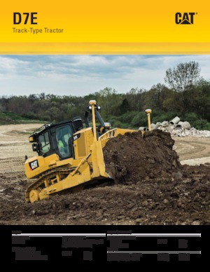 Гусеничні бульдозери Caterpillar D7E