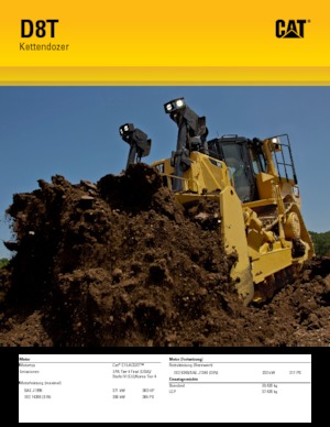 Гусеничні бульдозери Caterpillar D8T