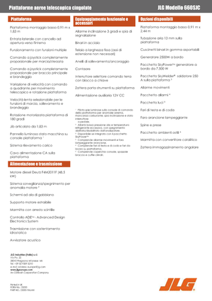 Гусеничні телескопічні підйомники JLG 660SJC