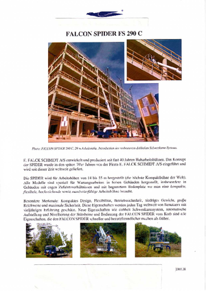 Гусеничні телескопічні підйомники Worldlift Industries AS - Rothlehner FS 290 C