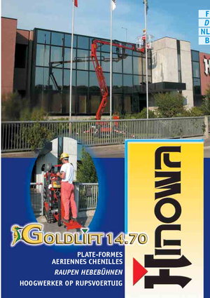 Гусеничні підйомники з шарнірною стрілою Hinowa GL 14.70